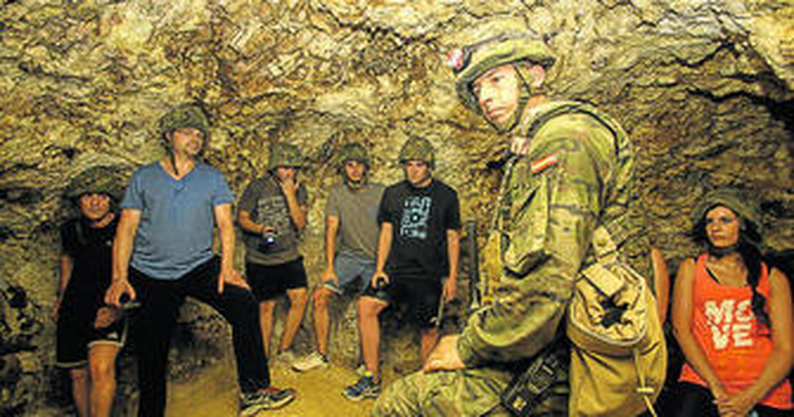 Prácticas de combate en el subsuelo.