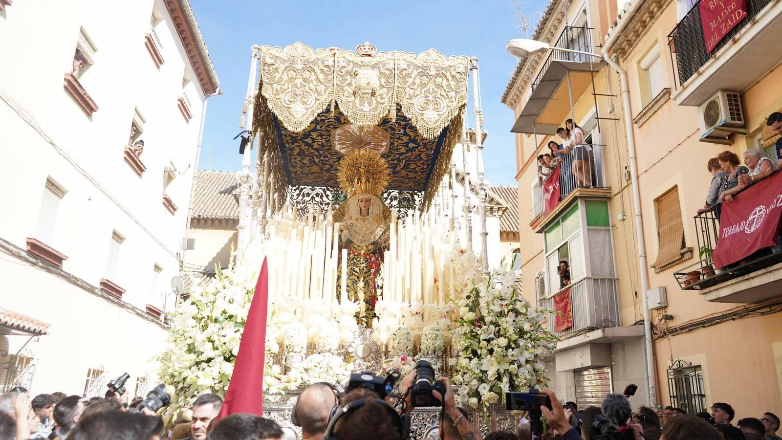 Nuestra Señora de la Luz en la calle Polinario, Lunes Santo 2023