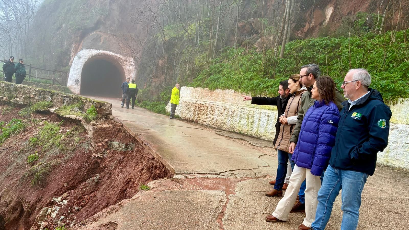 Desprendimiento en Santisteban del Puerto.