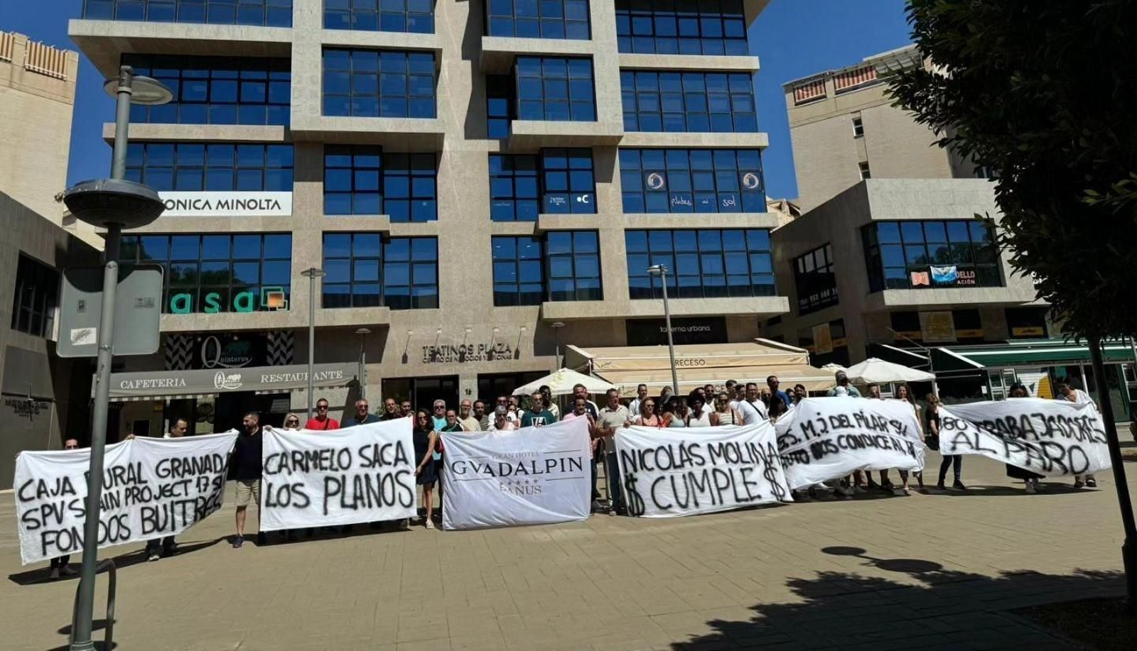 La concentración celebrada este miércoles. La concentración celebrada este miércoles.