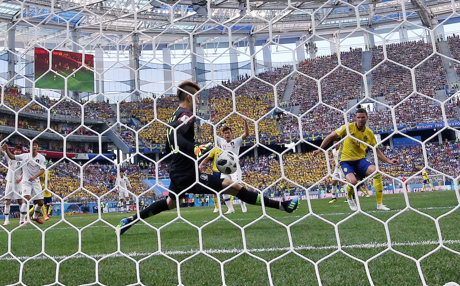 Las imágenes del Suecia-Corea del Sur