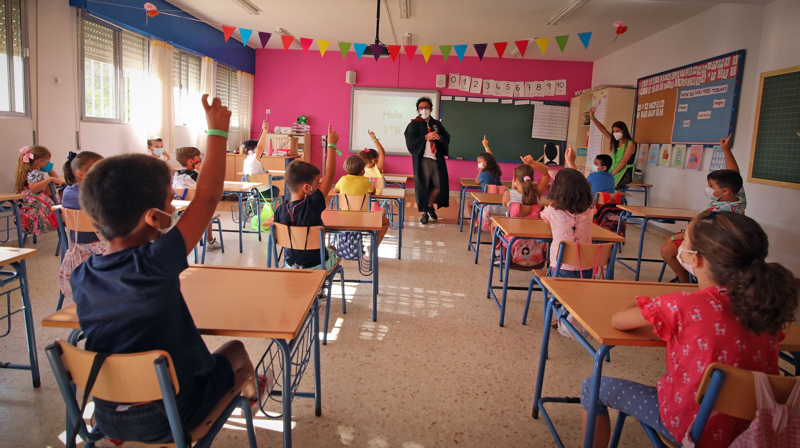 Primer día de la 'Vuelta al Cole' para Infantil y Primaria