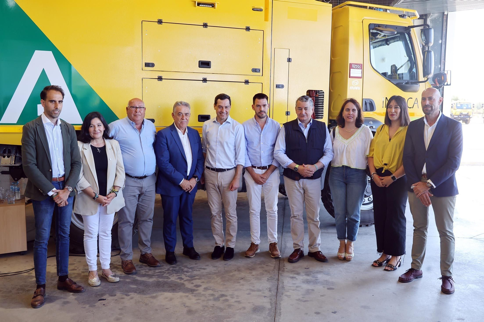 Imágenes de la presentación del Plan Infoca 2024 de prevención de incendios forestales