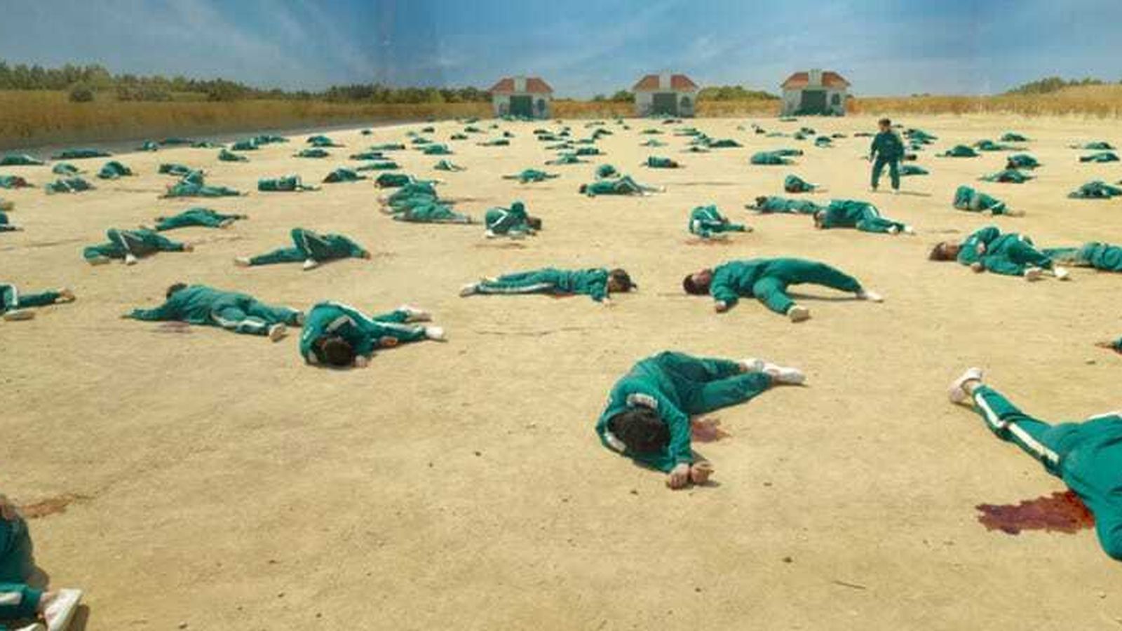 Una de las violentas escenas de 'El juego del calamar'