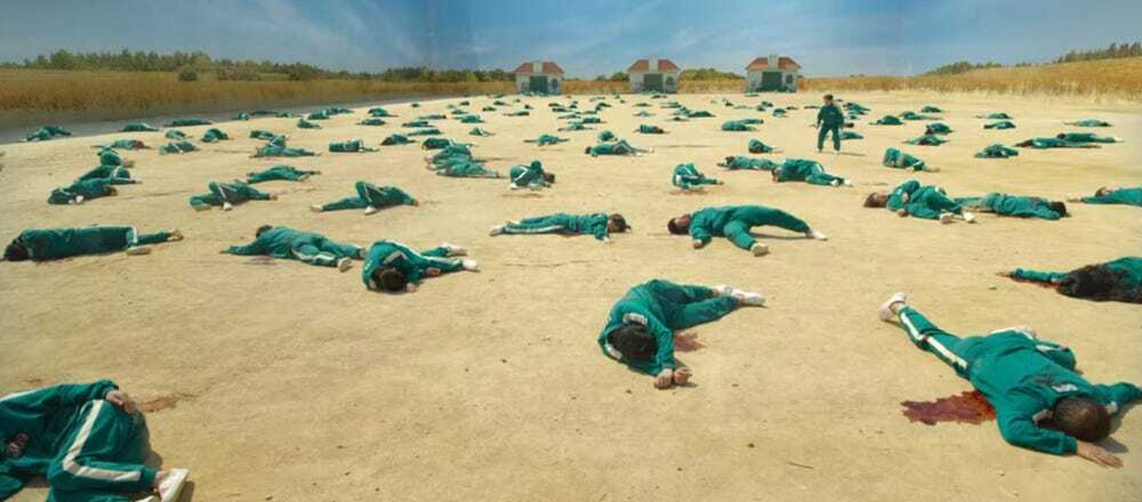 Una de las violentas escenas de 'El juego del calamar'