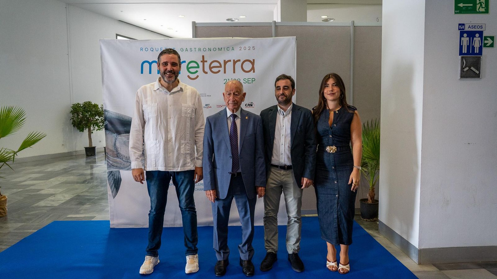 Autoridades, en la inauguración del congreso 'MareTerra'.