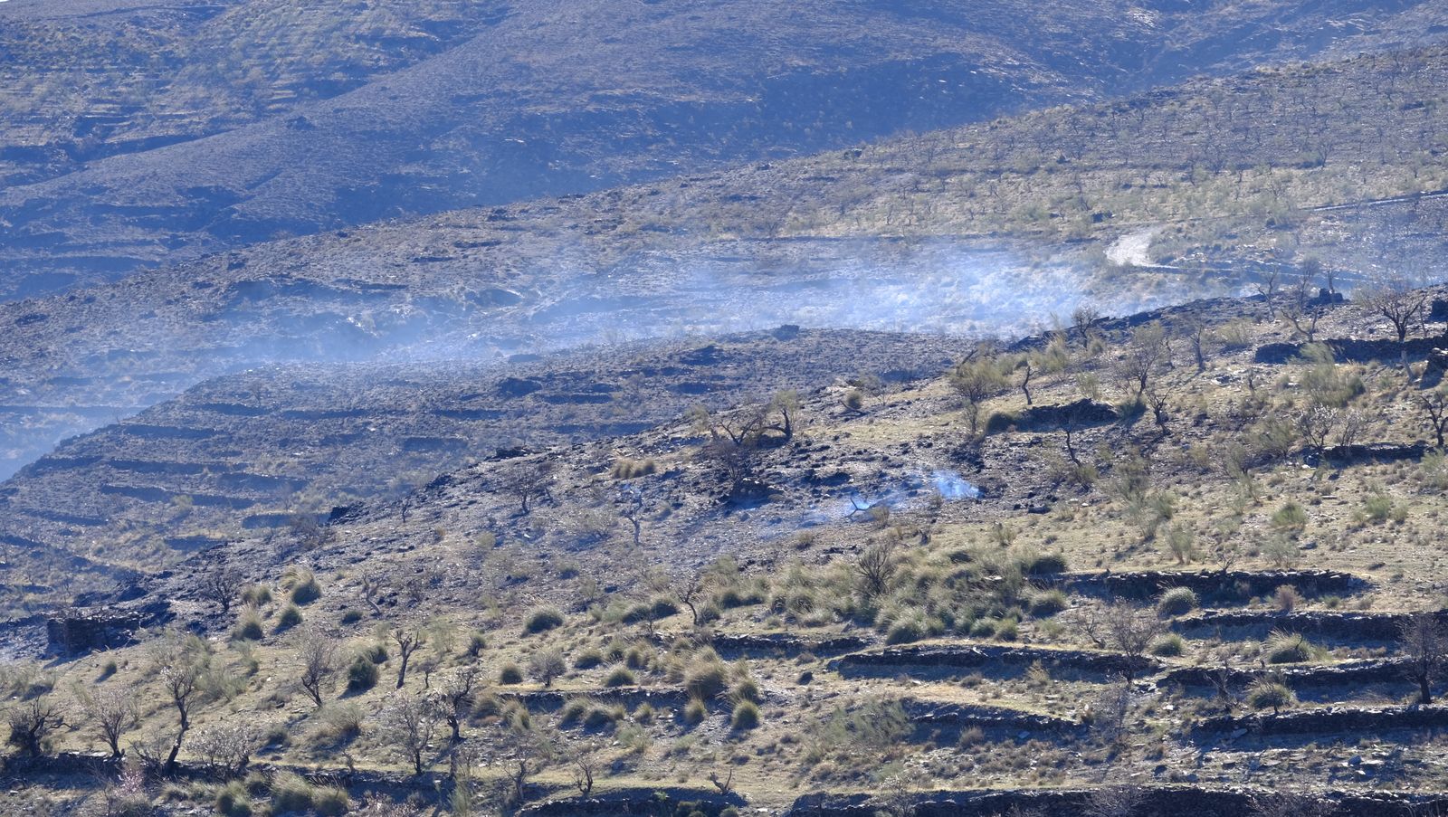 Fotogalería incendio en Castro de Filabres. Almería