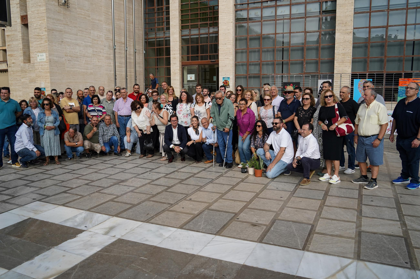 Lectura del manifiesto por el Día de la Salud Mental en El Ejido