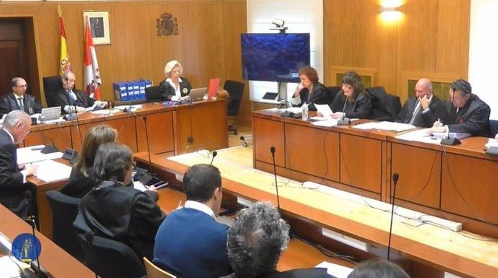 Una de las sesiones del juicio por el caso Perla Negra, en mayo de 2024.