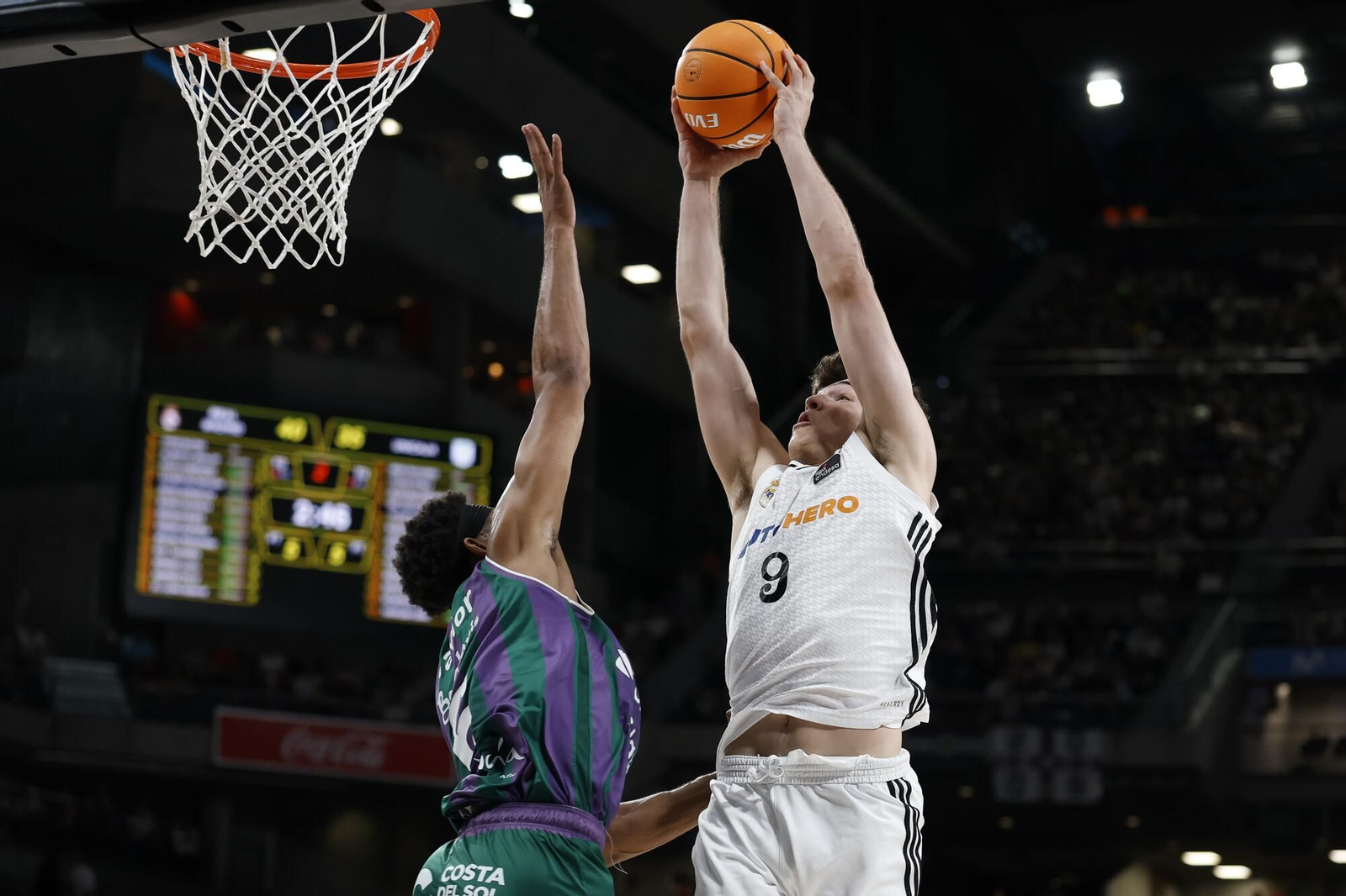 El Real Madrid-Unicaja en fotos