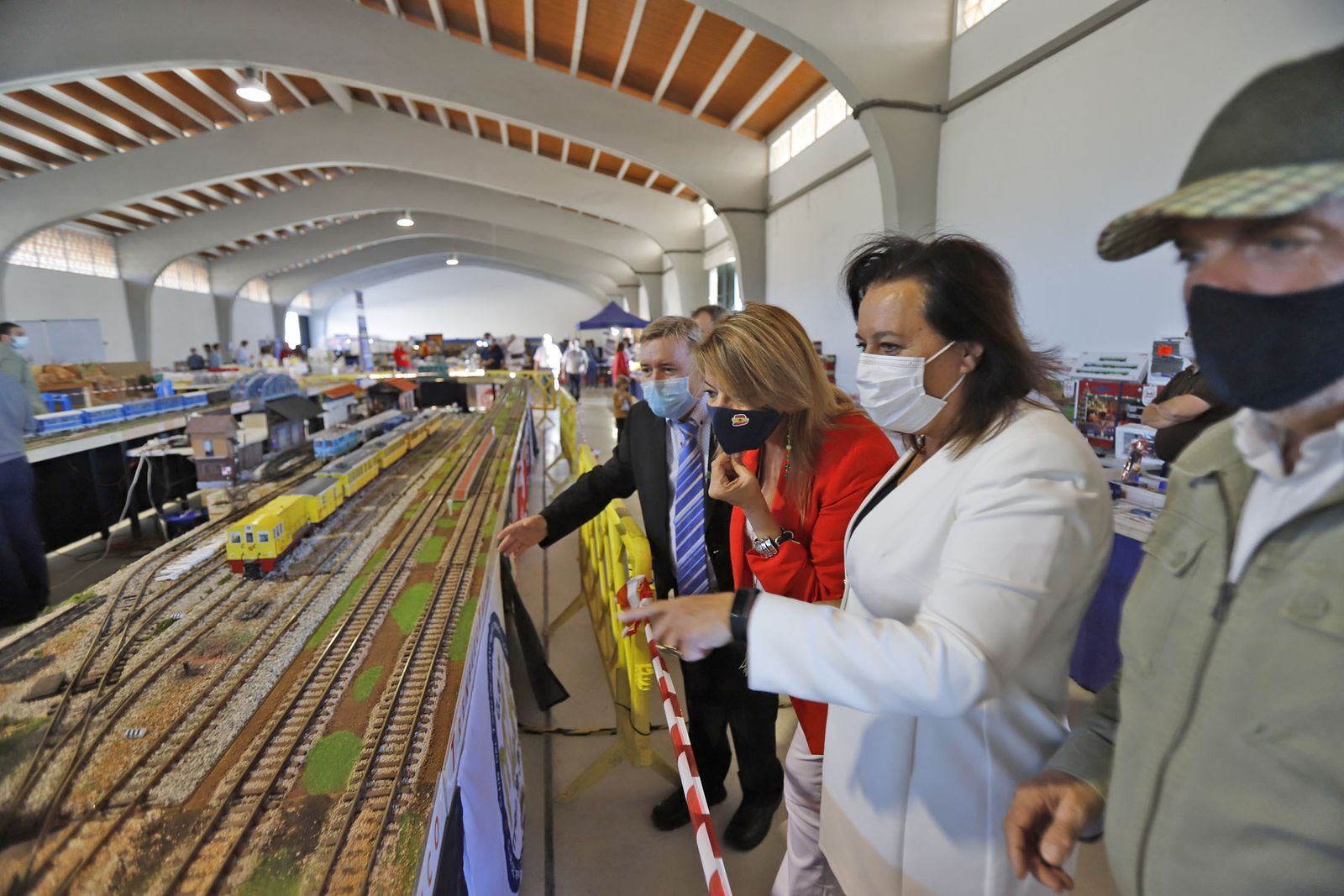 Imágenes de la exposición del 'Encuentro de Modelismo Ferroviario Huelva 2021',