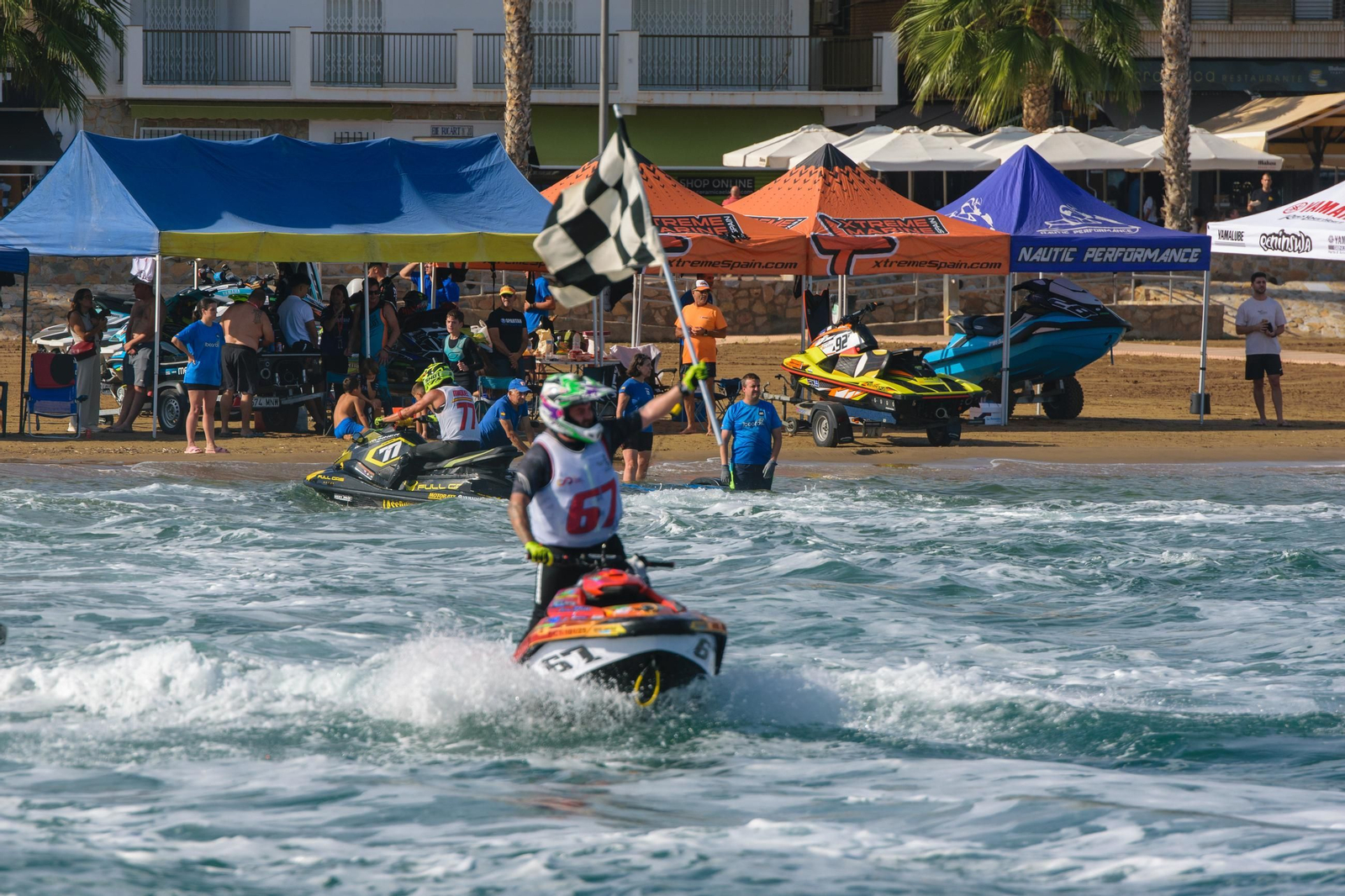 El piloto malagueño, en acción.