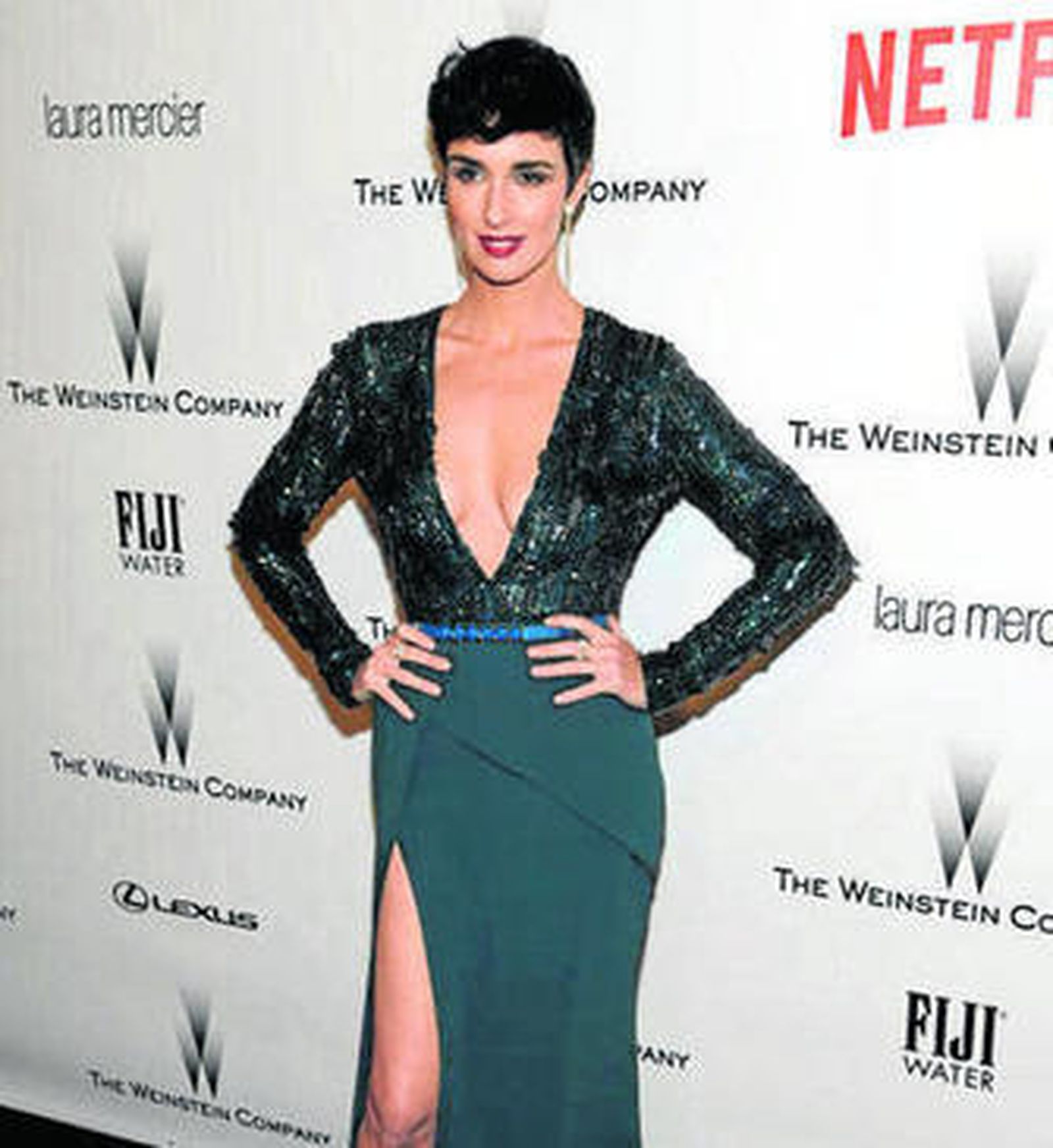 Paz Vega sorprendió con su corte 'pixie' en los Globos de Oro.