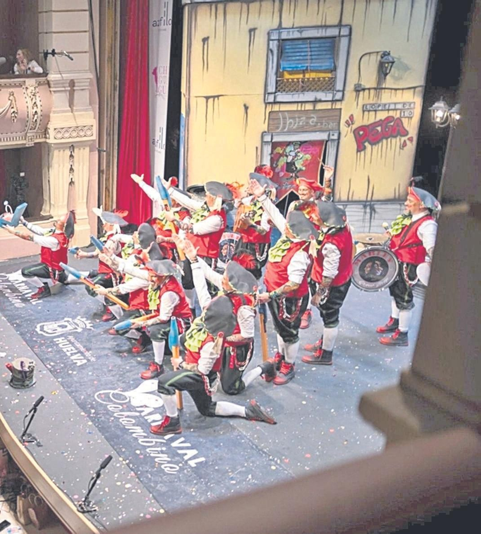 Comparsas en el Carnaval Colombino.