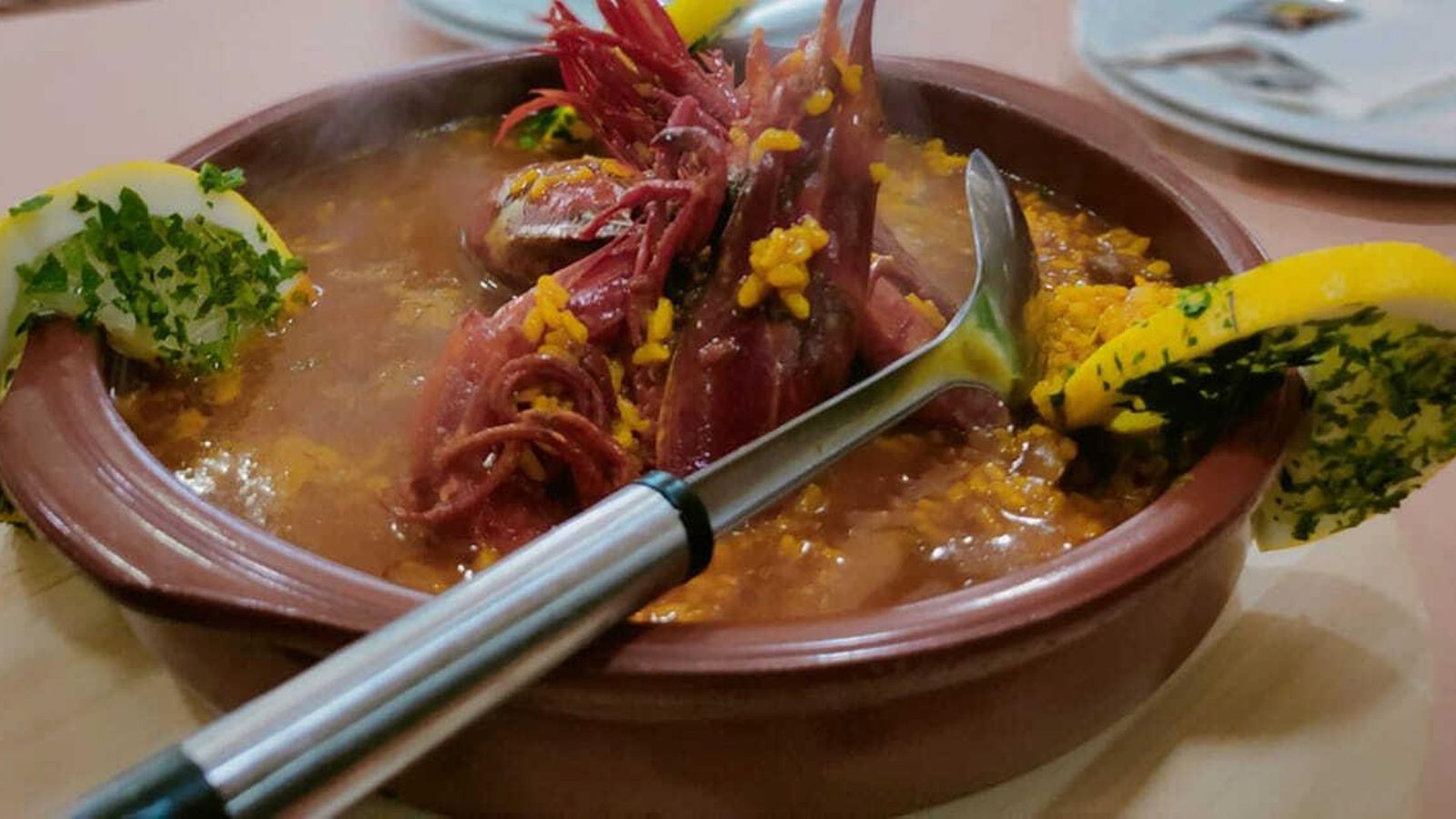 Arroz con carabineros Arroz con carabineros