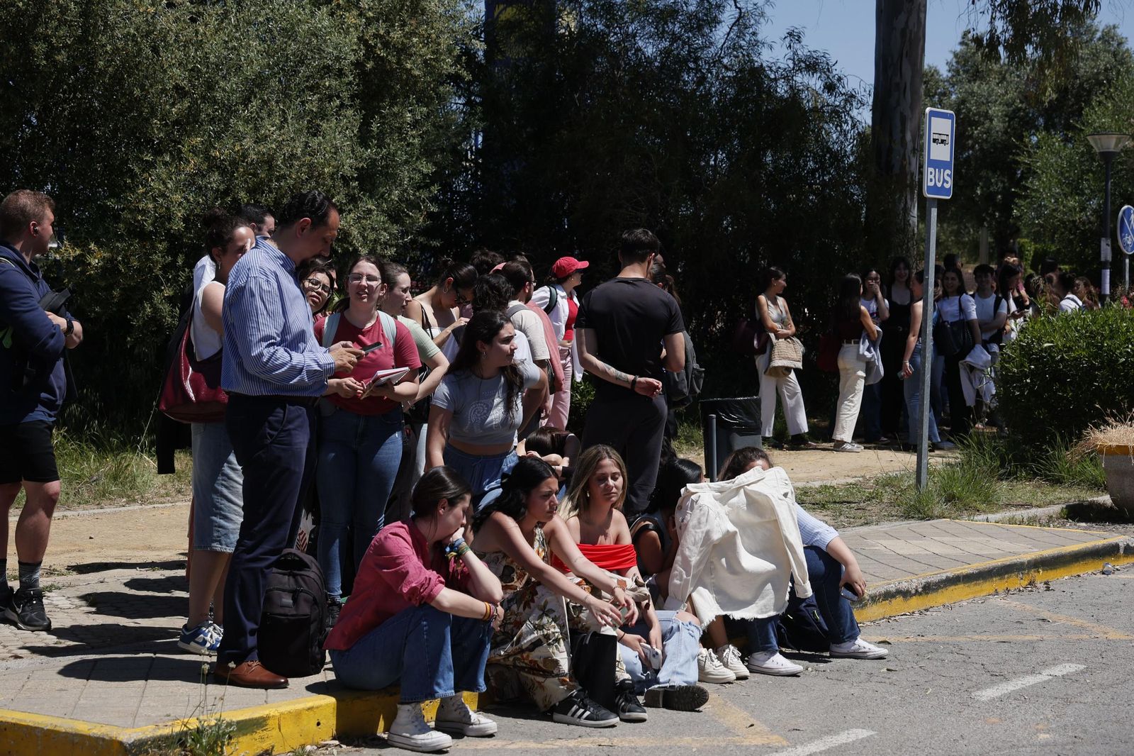 Imágenes del apagón en Sevilla