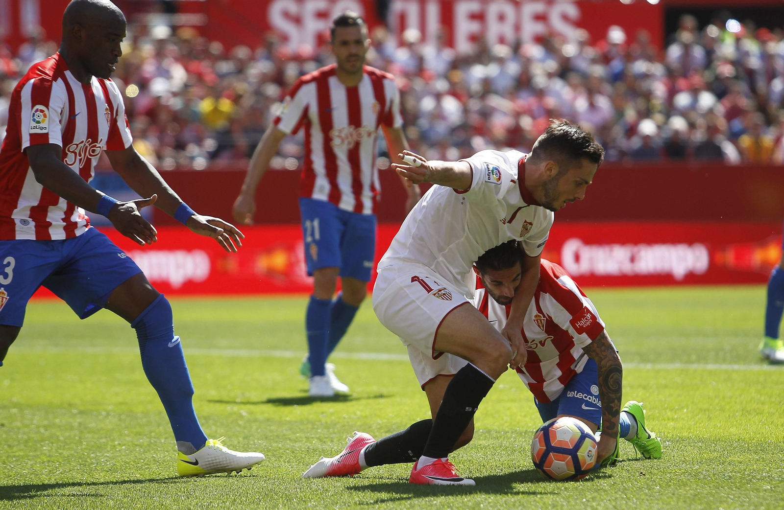 Las imágenes del Sevilla-Sporting