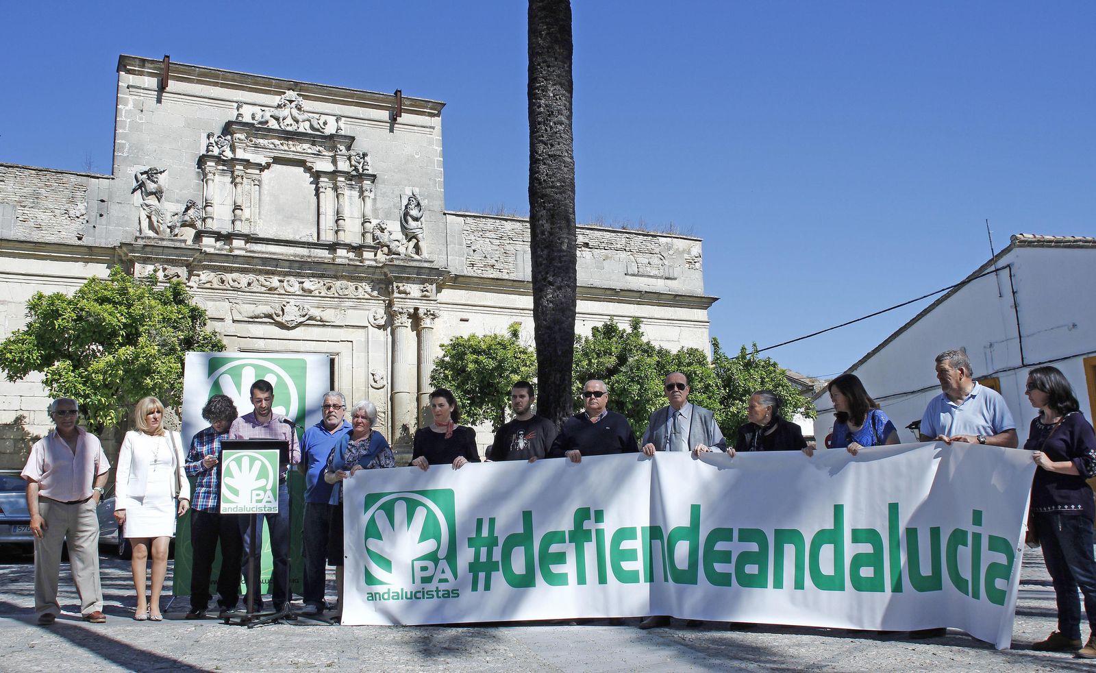 Acto del PA en San Mateo en 2014.