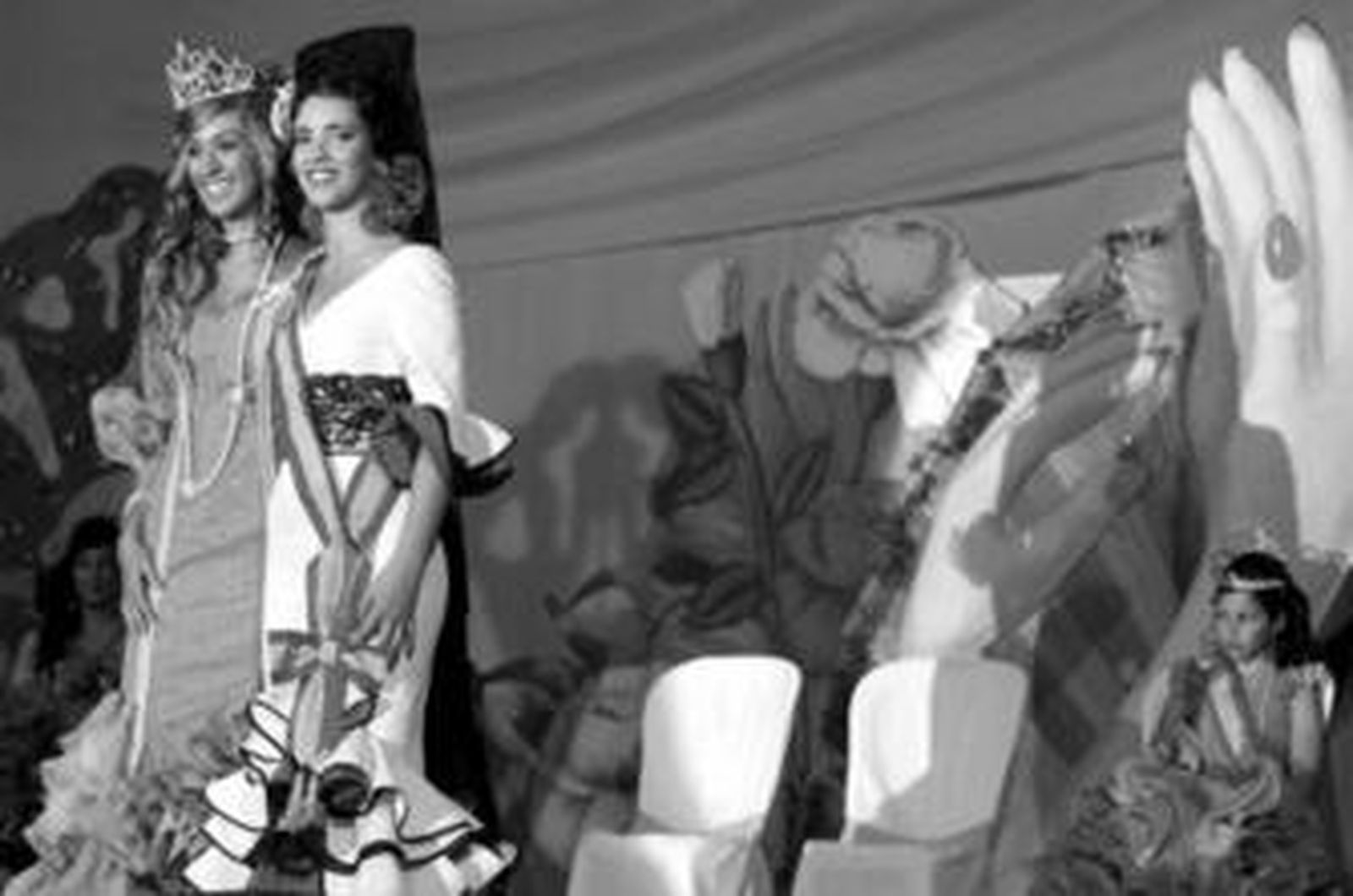 Imagen del acto de coronación, ayer, de la Feria de Guadiaro.