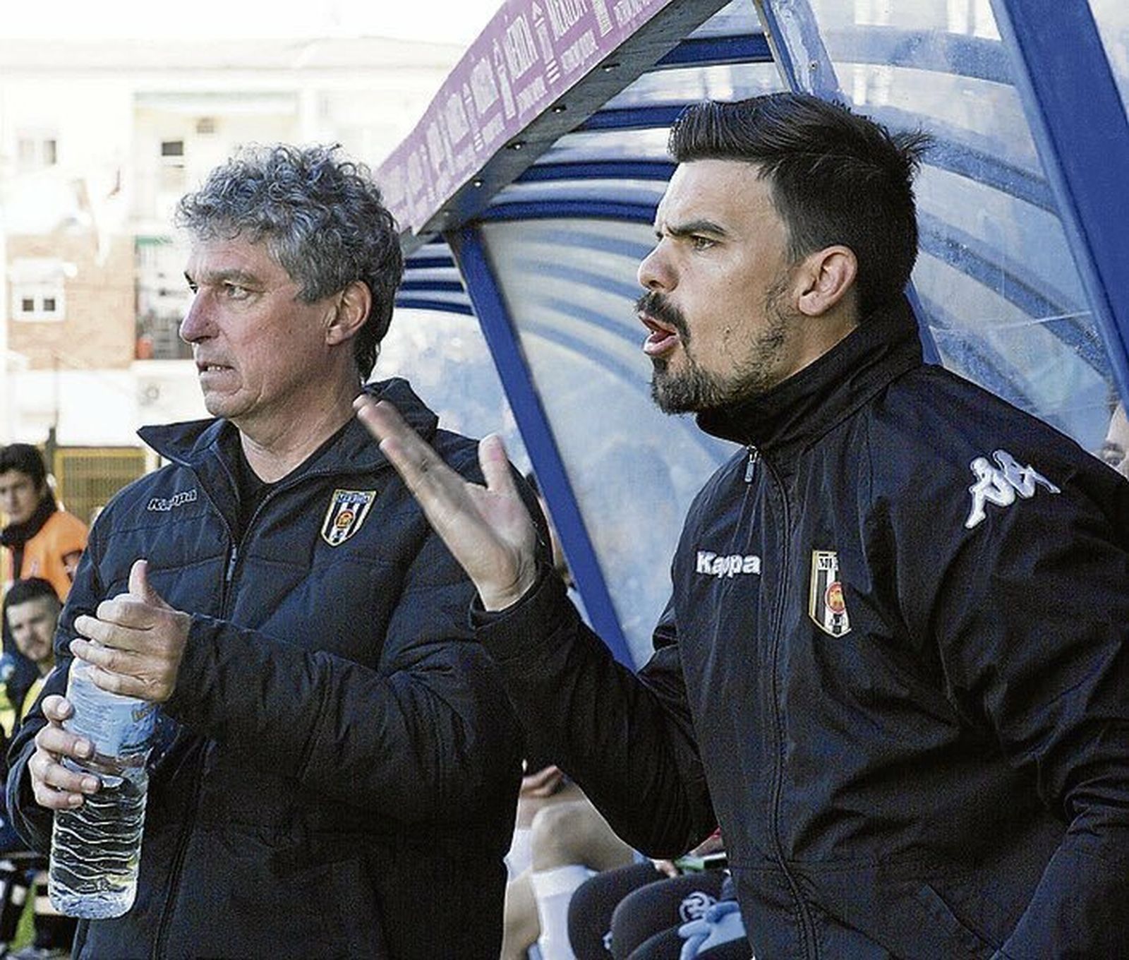 Santi Amaro, durante un partido con el Mérida.