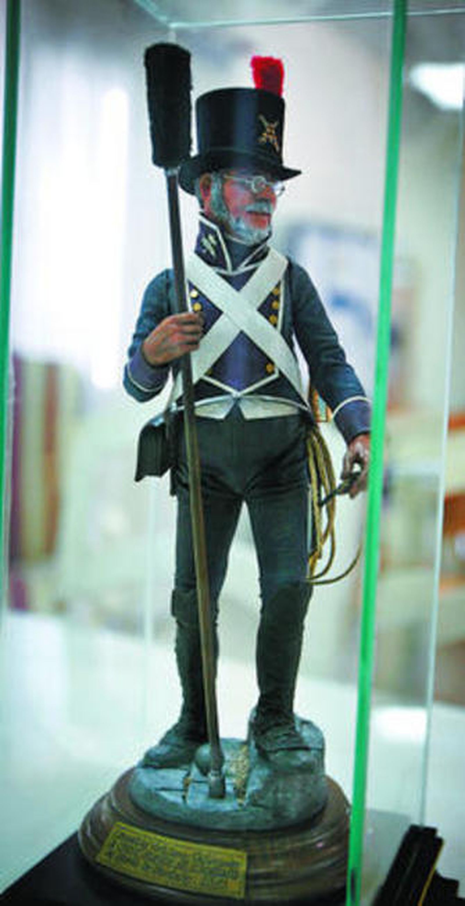 Una recreación de los artilleros voluntarios.