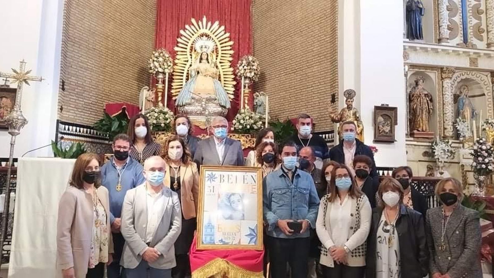 Presentación del cartel del Belén Viviente de Beas