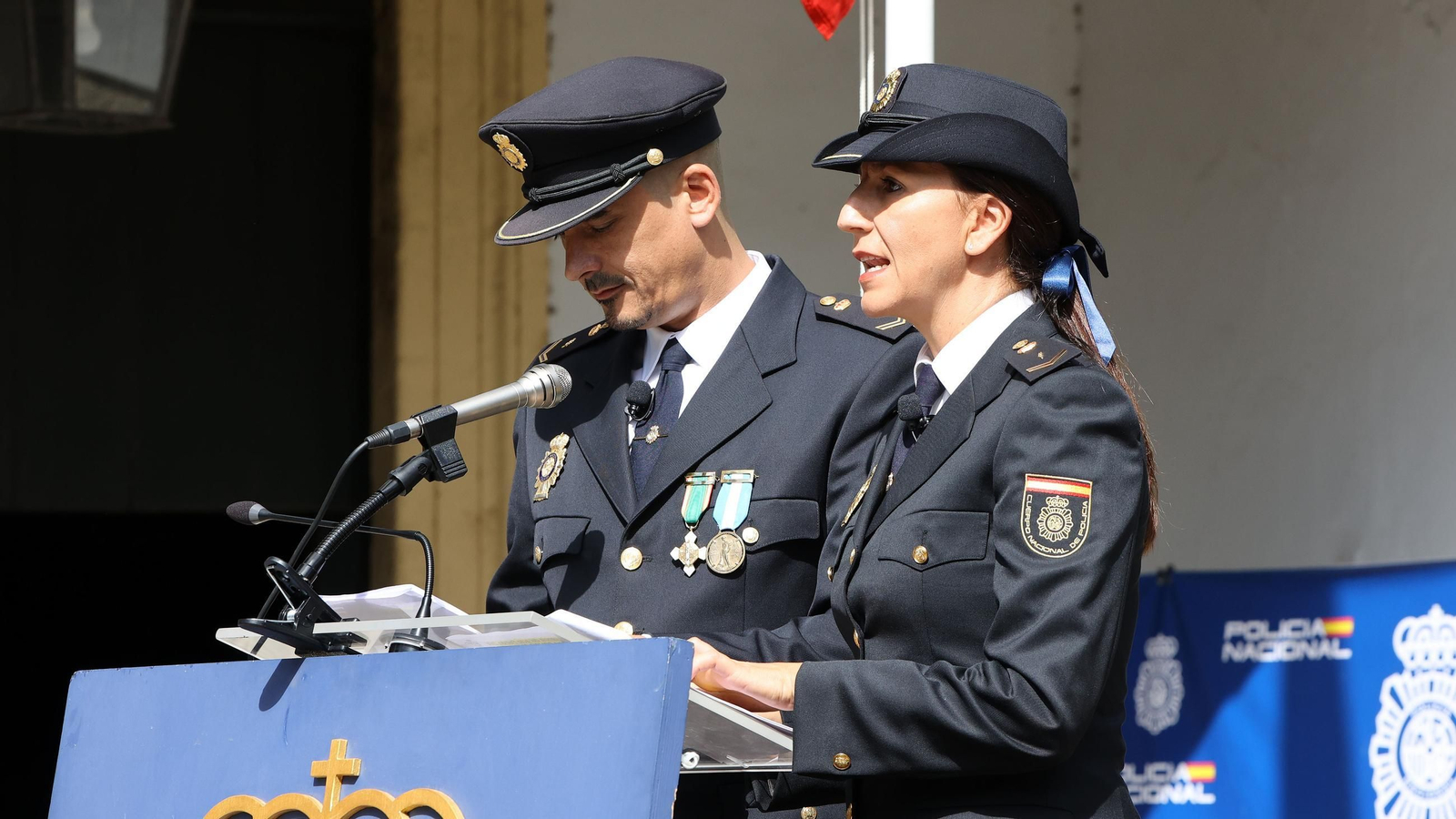 Imágenes del Día de la Policía Nacional en las Bodegas Fundador de Jerez