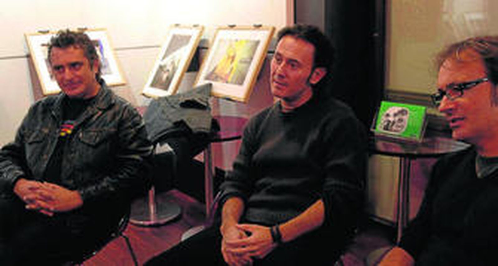 De izquierda a derecha, Pepe Begines, Salvador Romero y Álvaro Begines (falta Pepe Linero).