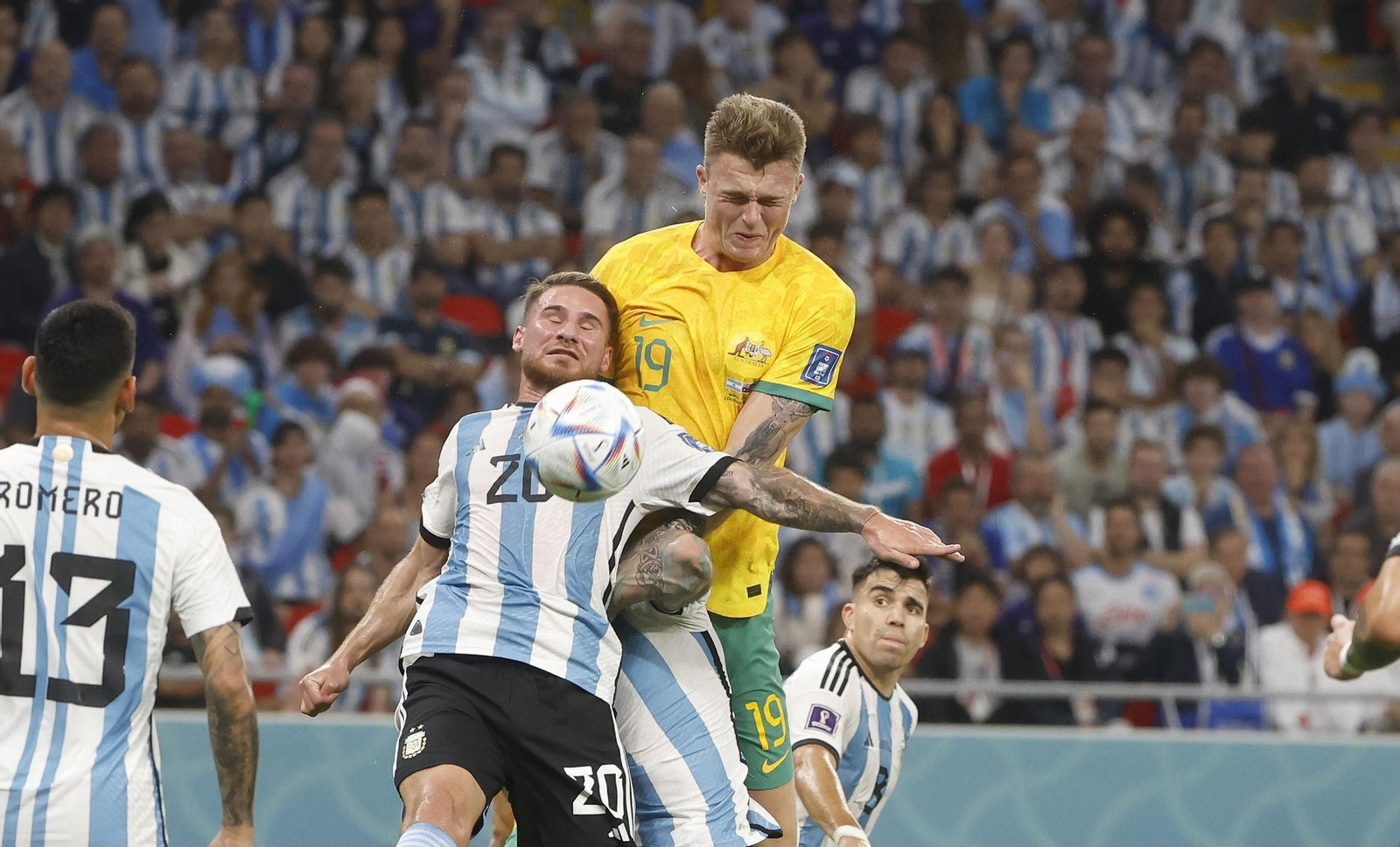 Las fotos del Argentina - Australia