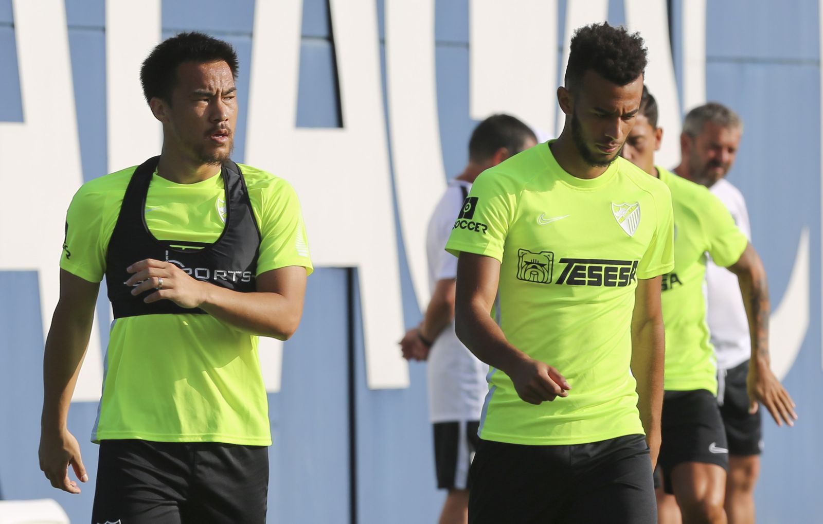 Las fotos del entrenamiento del Málaga en el Anexo de La Rosaleda