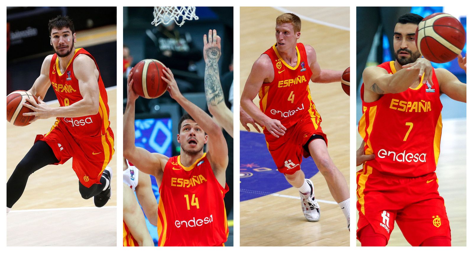 Brizuela, Barreiro, Alberto Díaz y Jaime Fernández.