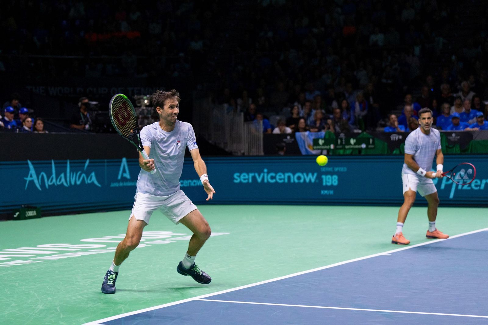 El doble Italia-Argentina, en fotos