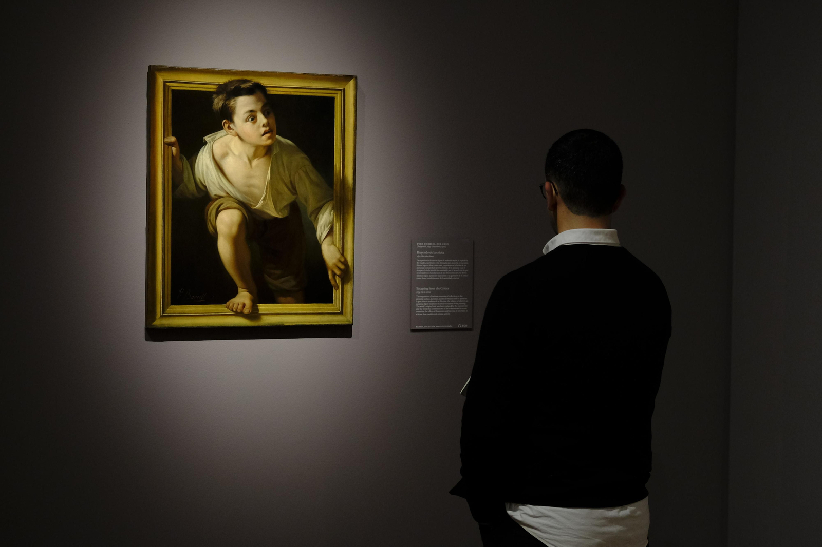 Una de las obras de la muestra. Una de las obras de la muestra.