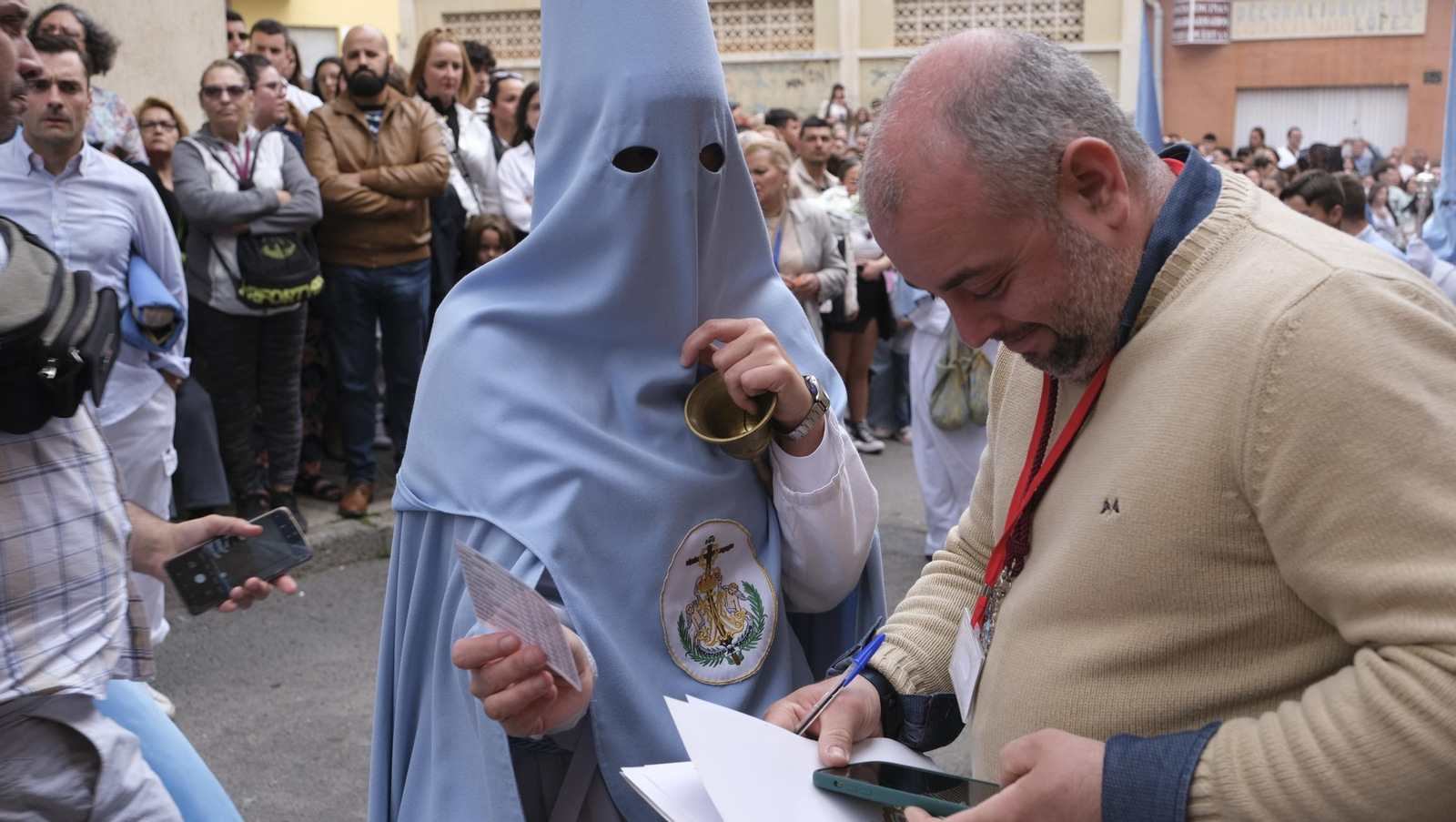 La procesión de Los Ángeles en Almería, en imágenes