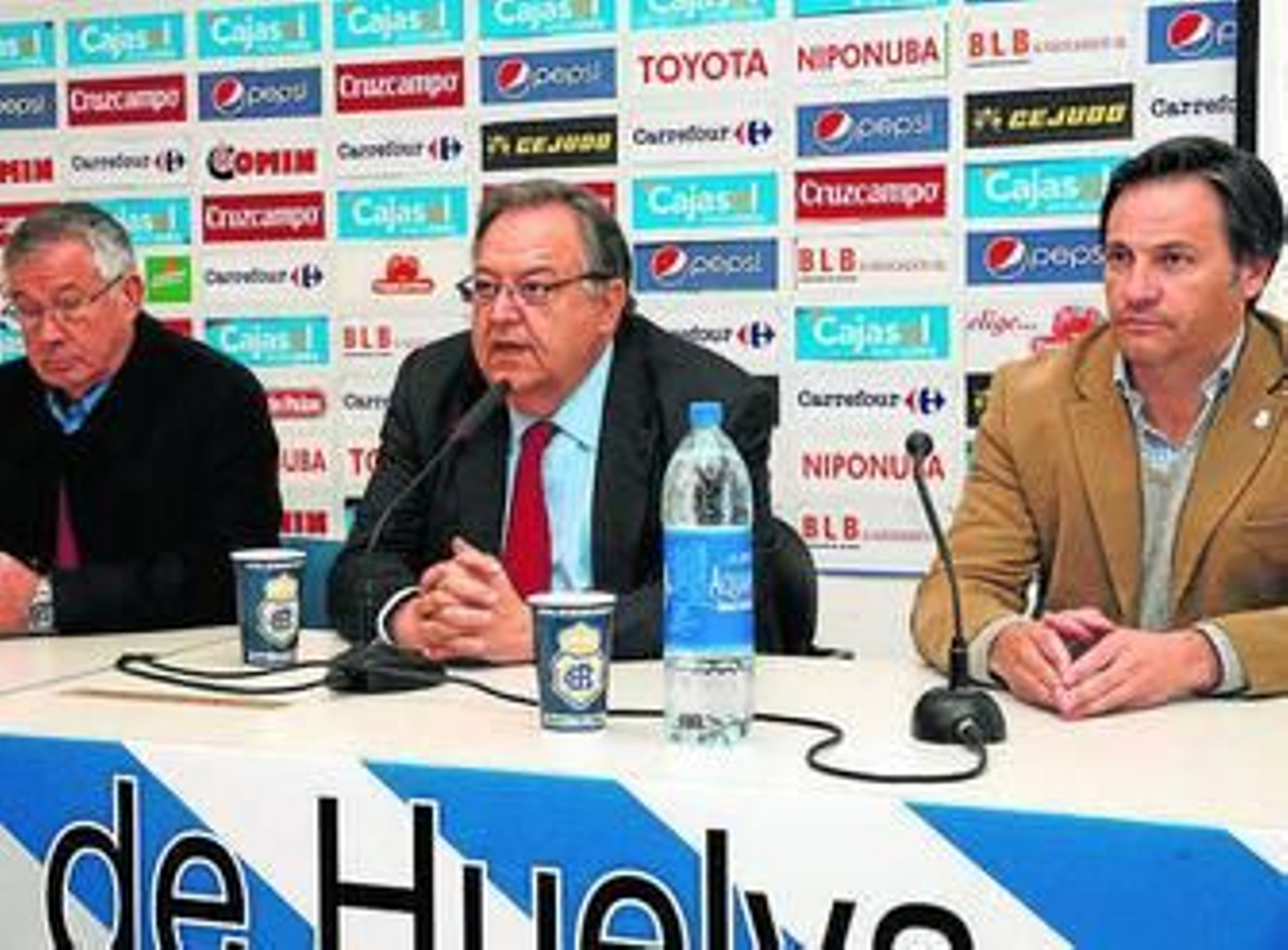 De izquierda a derecha, Félix Pérez, Eduardo Herrera e Íñigo Moreno.