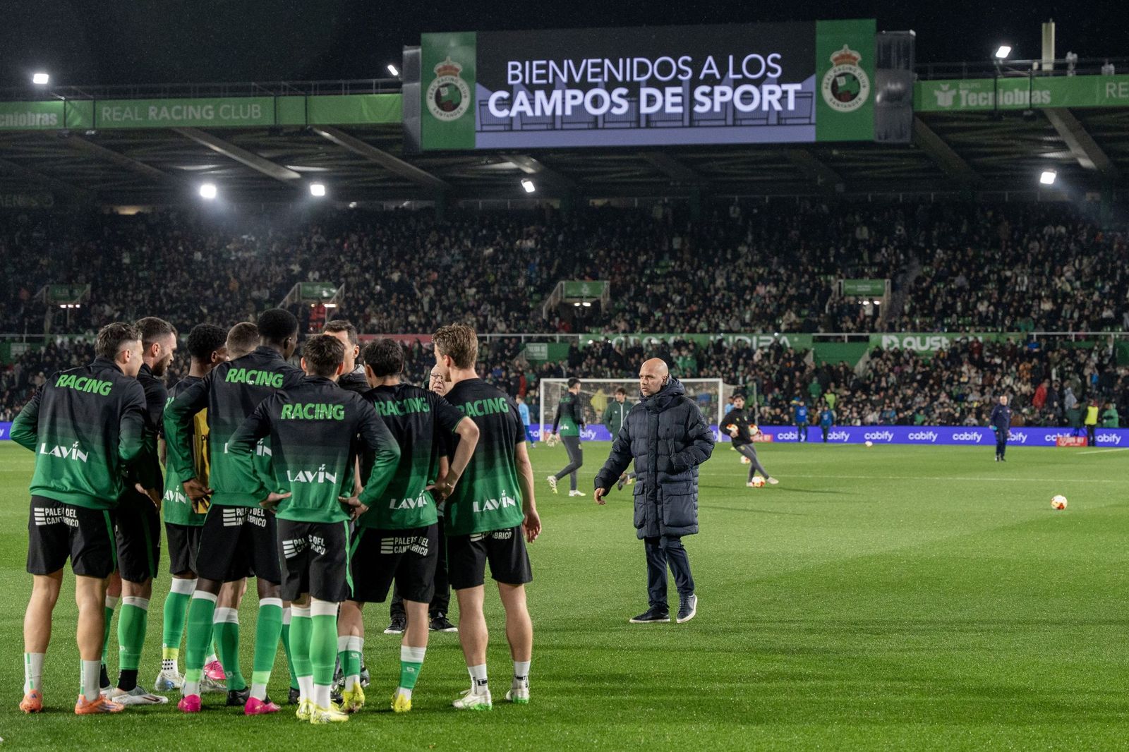 Las fotos del Racing-Barcelona de Copa