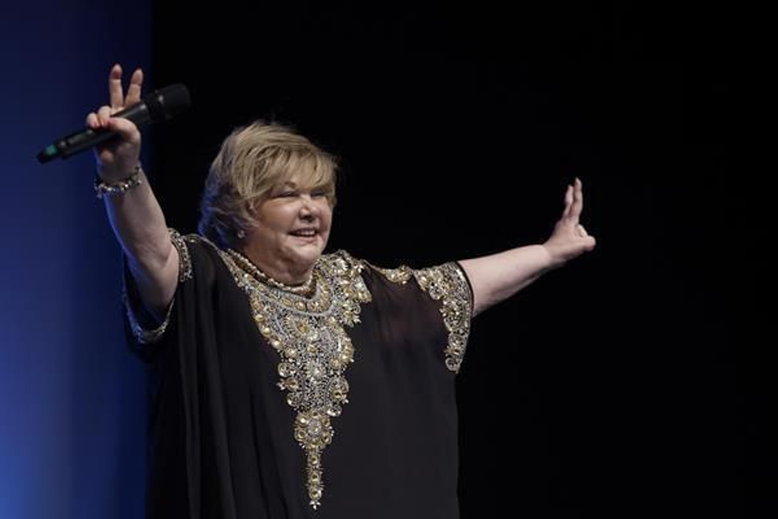 Imagen de archivo de la cantante Karina.