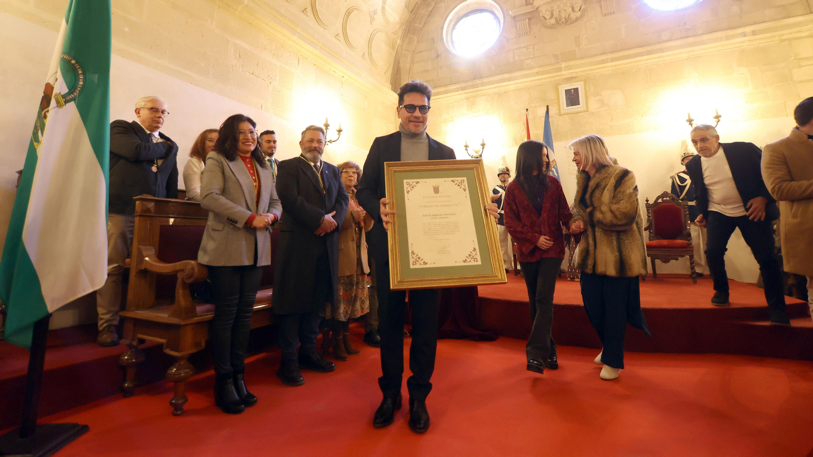 David DeMaría, premio Día de Andalucía del Ayuntamiento de Jerez