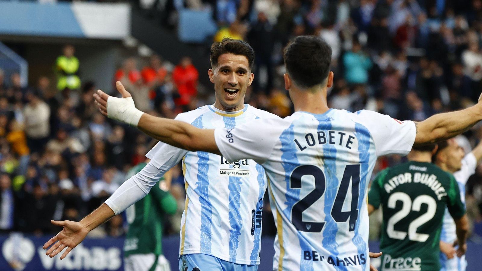 El Málaga CF-Racing de Ferrol, en fotos