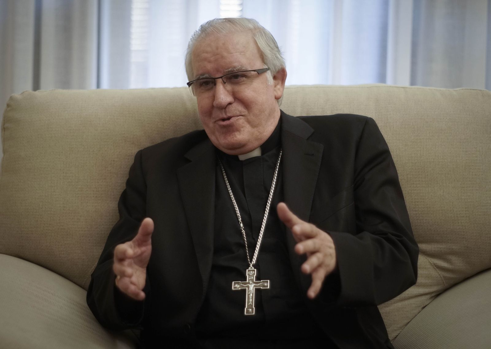 Monseñor Saiz en una entrevista concedida a 'Diario de Sevilla'.