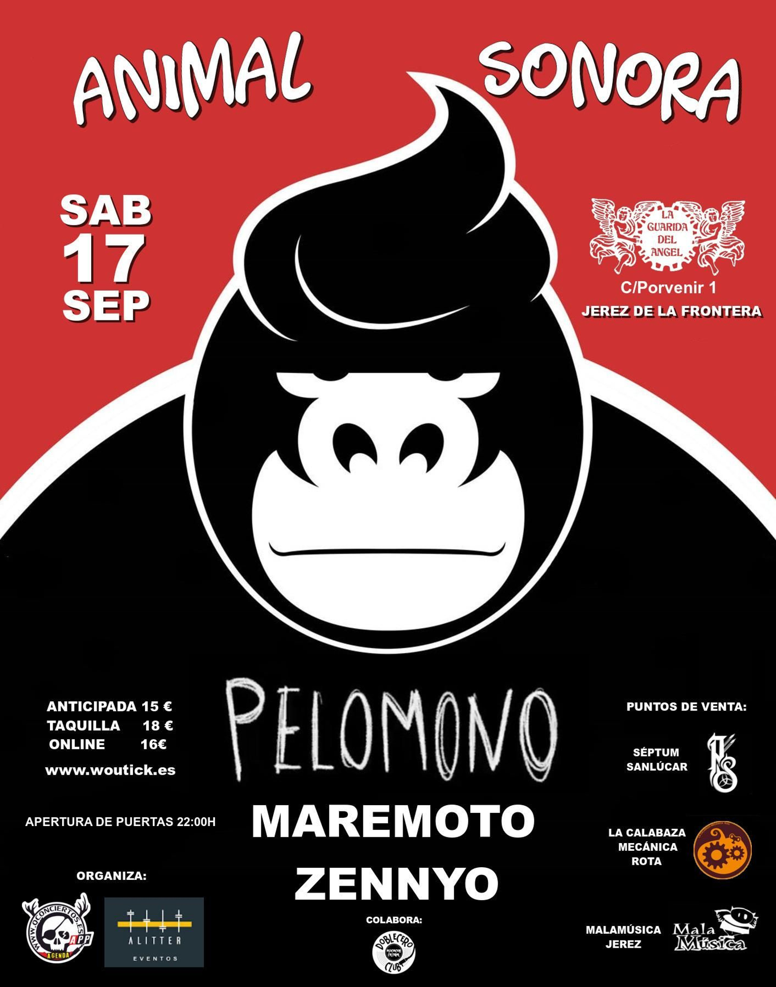 Cartel de la primera edición del Festival Animal Sonora