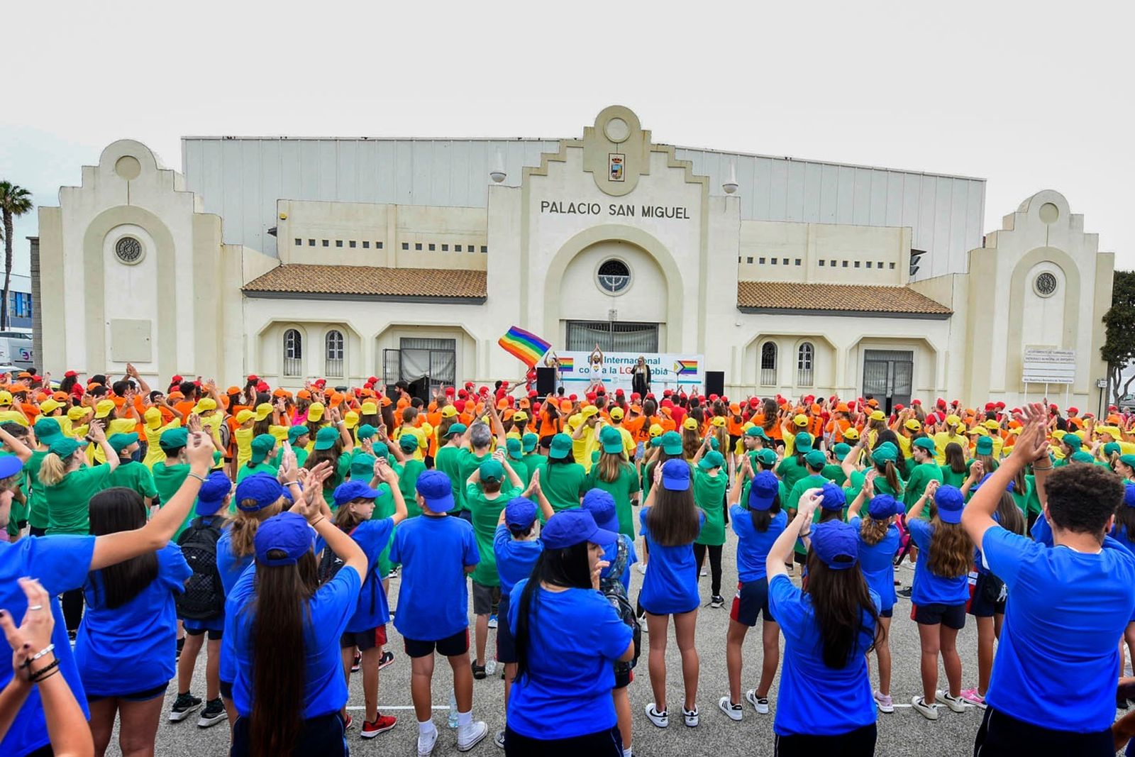 El acto conmemorativo contra la LGTBIfobia.