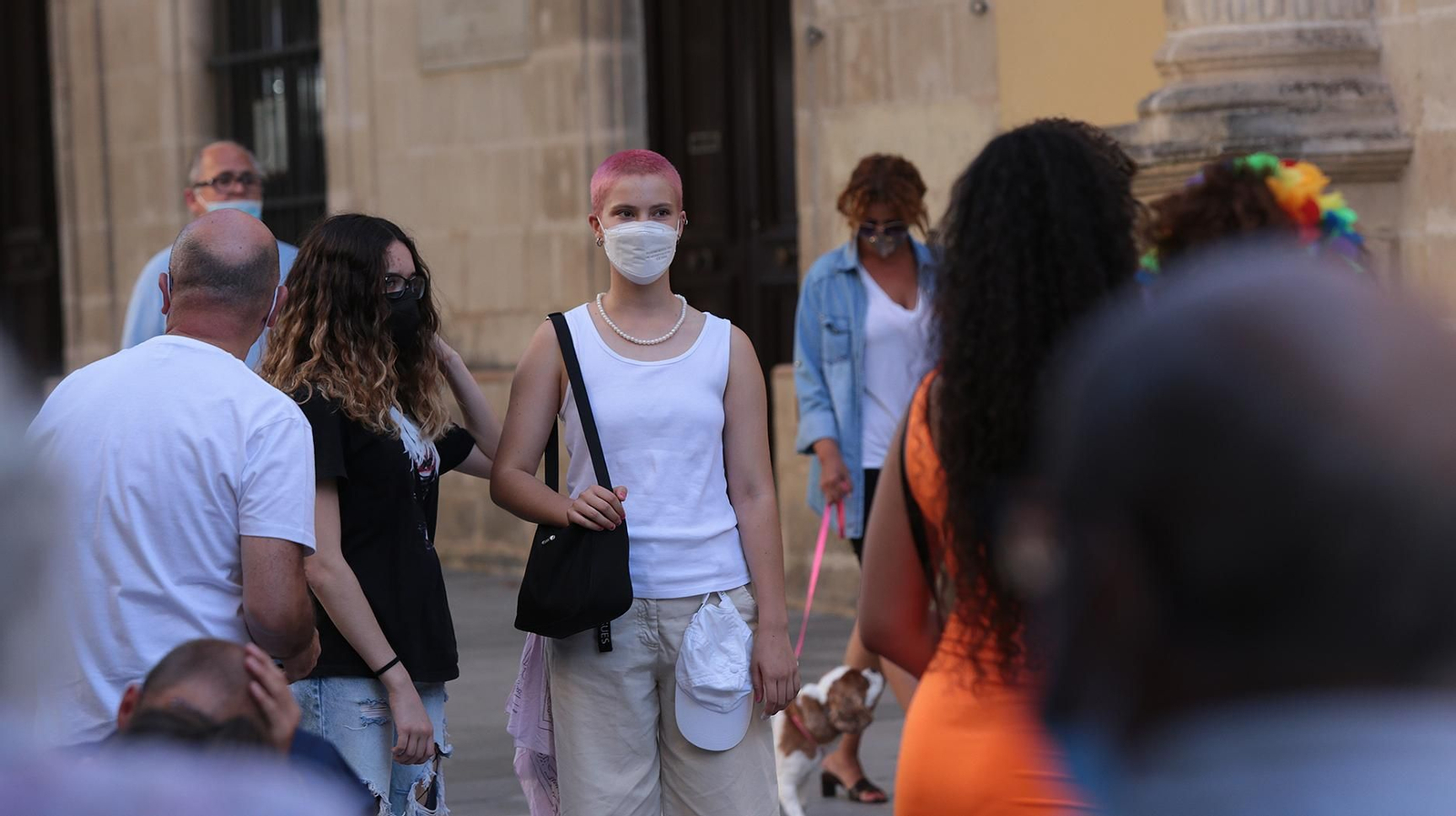 Asistentes a los actos institucionales con motivo del Día del Orgullo.