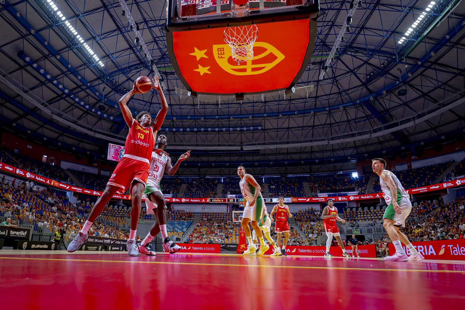 España B - Portugal en Málaga, en fotos