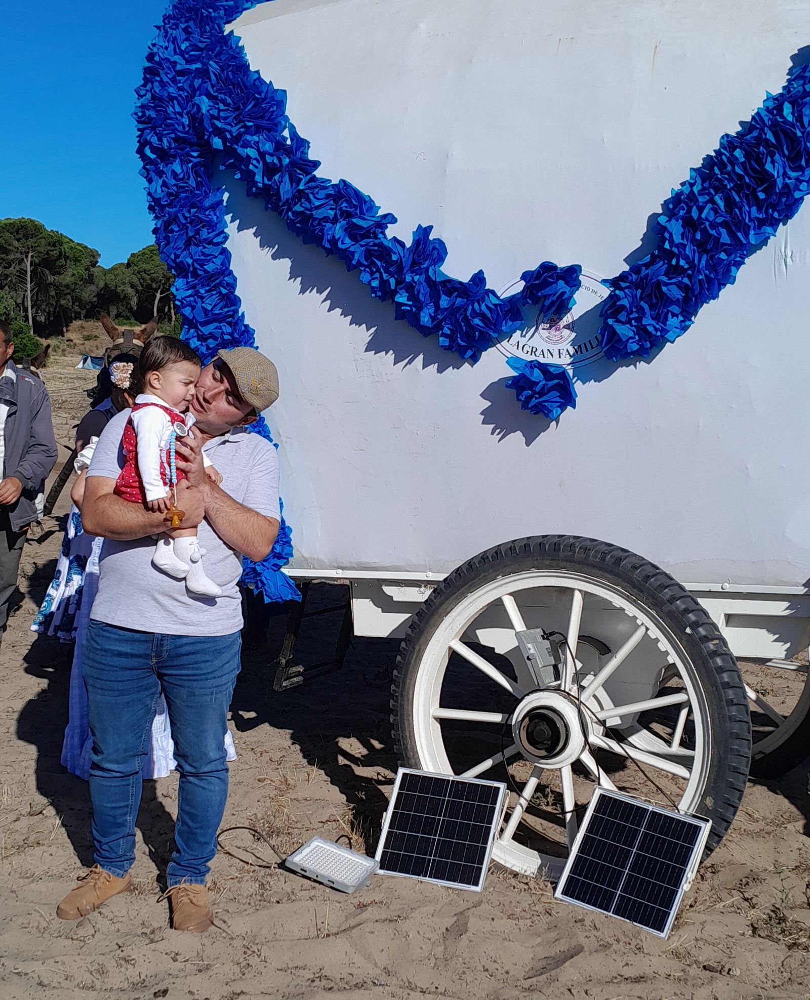Imágenes de la Hermandad del Rocío de Jerez en el Coto