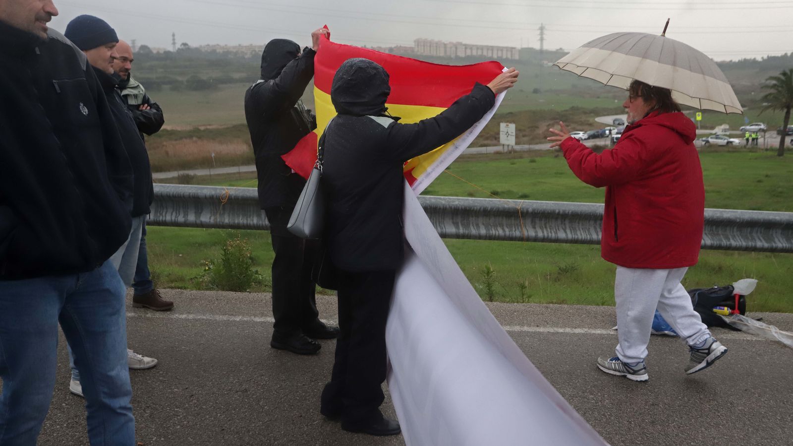 Funcionarios de Botafuegos en huelga