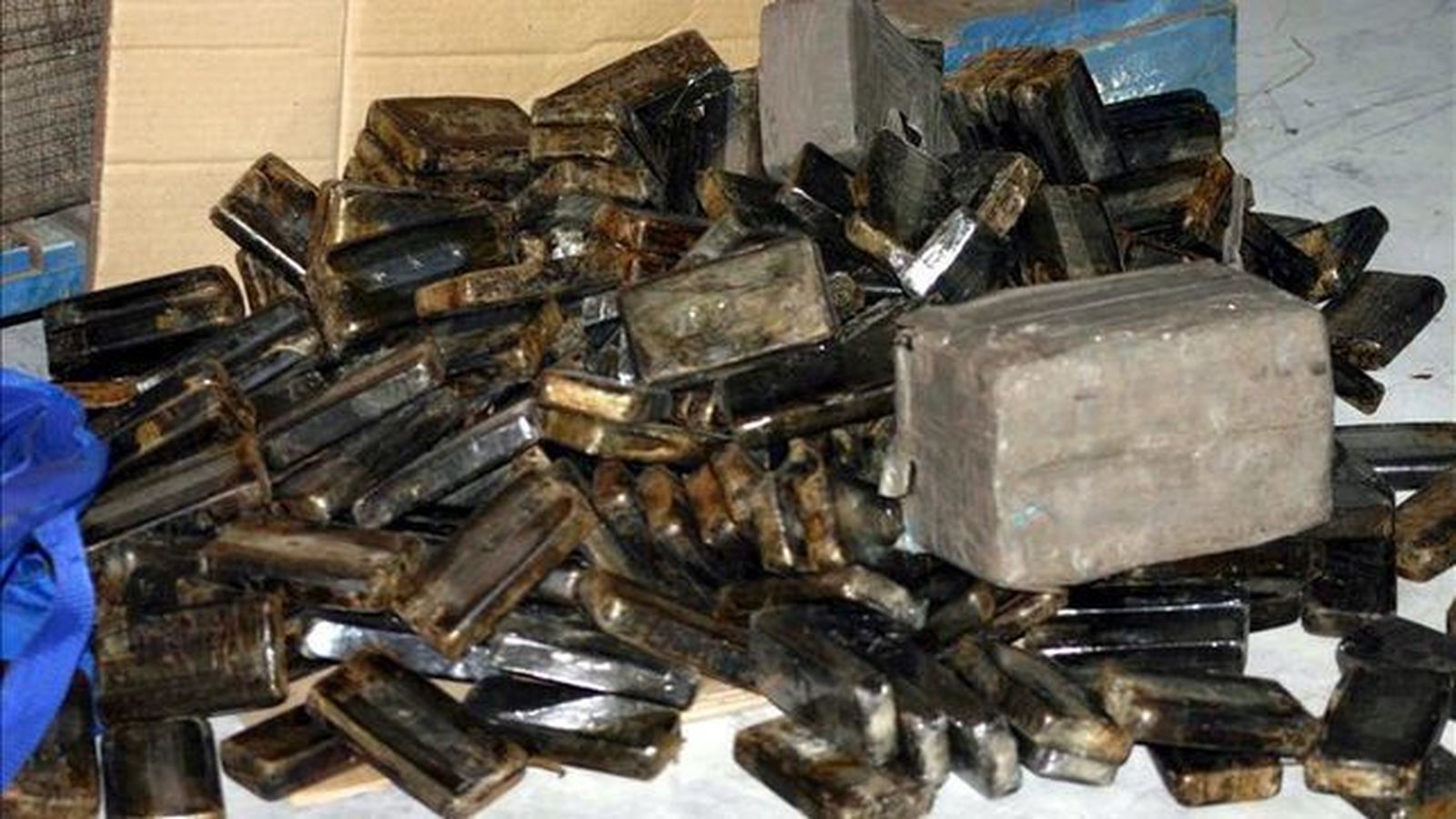 Un alijo de 'karkubi' en Marruecos.