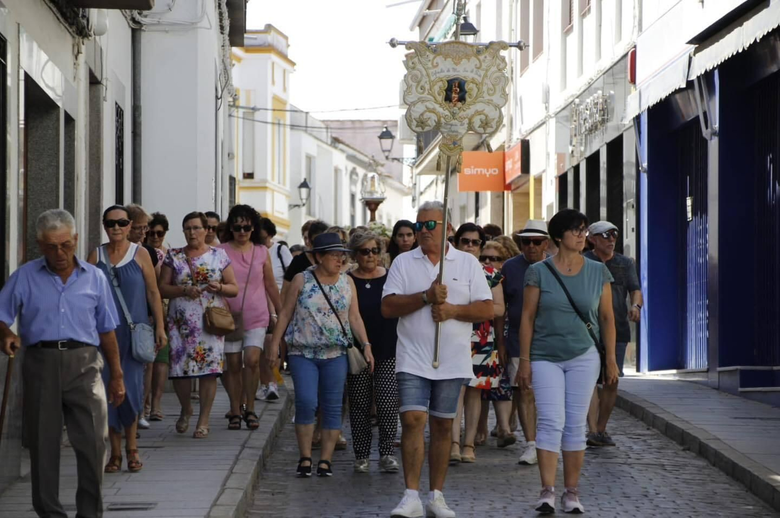 Hinojosa del Duque despide a la Virgen de Guía, en imágenes