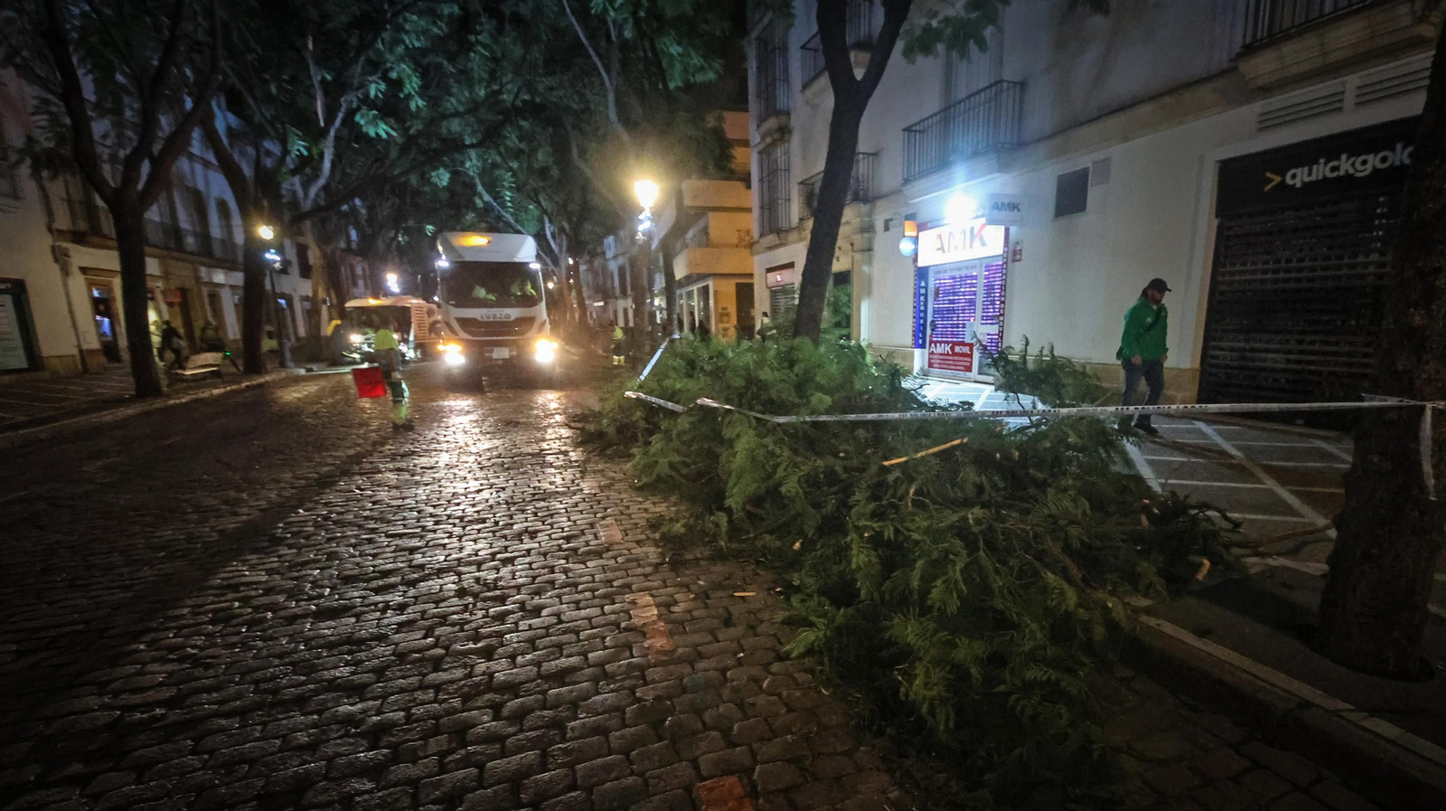 Así está Jerez tras el paso de 'Bernard'