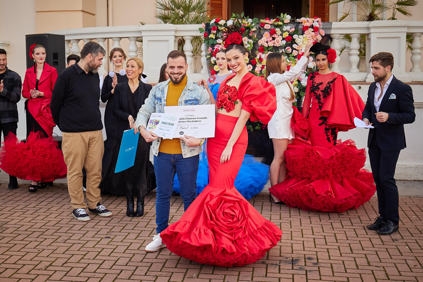 El certamen de jóvenes diseñadores de la Pasarela Granada Flamenca, en imágenes